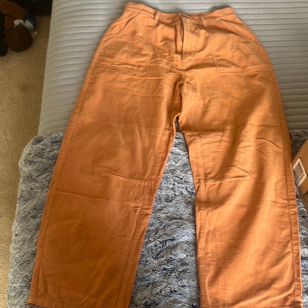 basin+range orange corduroy pants